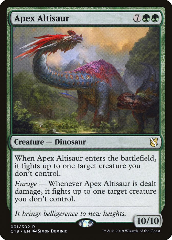 Apex Altisaur [Commander 2019] | Silver Goblin