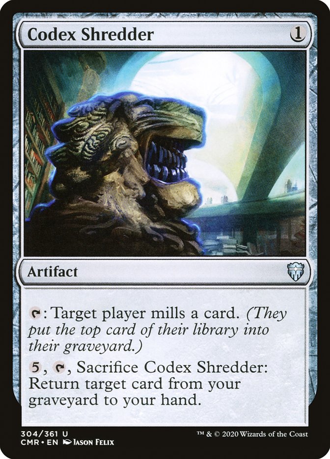 Codex Shredder [Commander Legends] | Silver Goblin