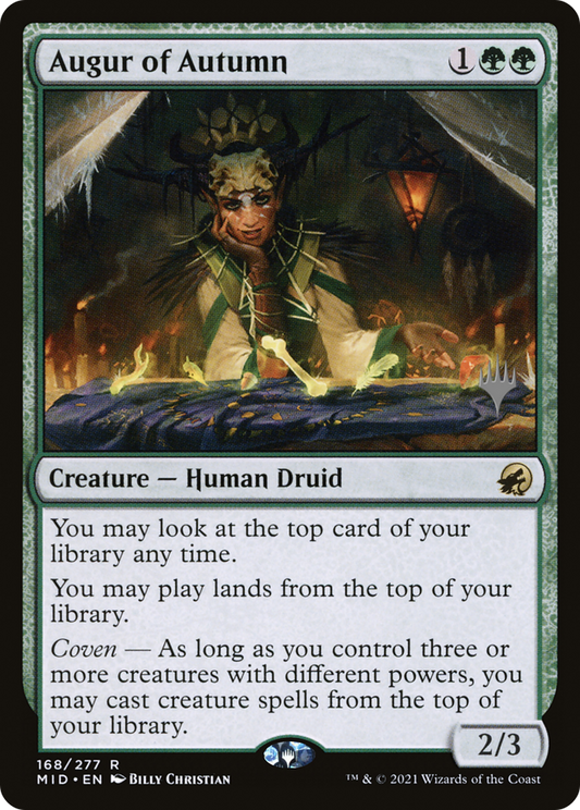 Augur of Autumn (Promo Pack) [Innistrad: Midnight Hunt Promos] Foil