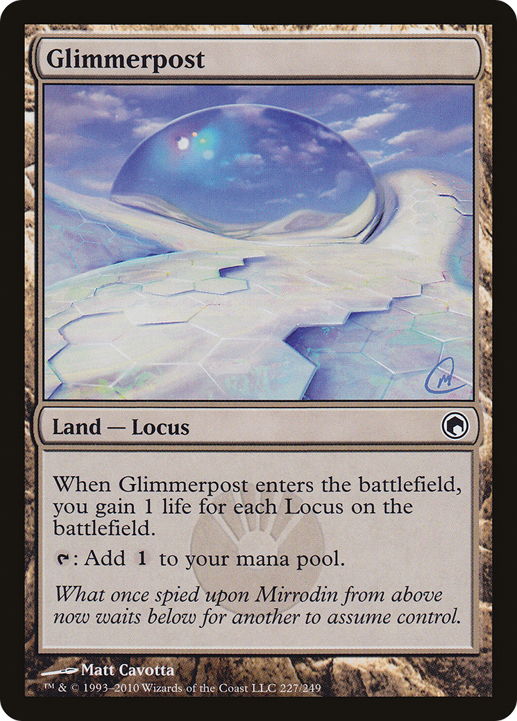 Glimmerpost [Scars of Mirrodin] | Silver Goblin