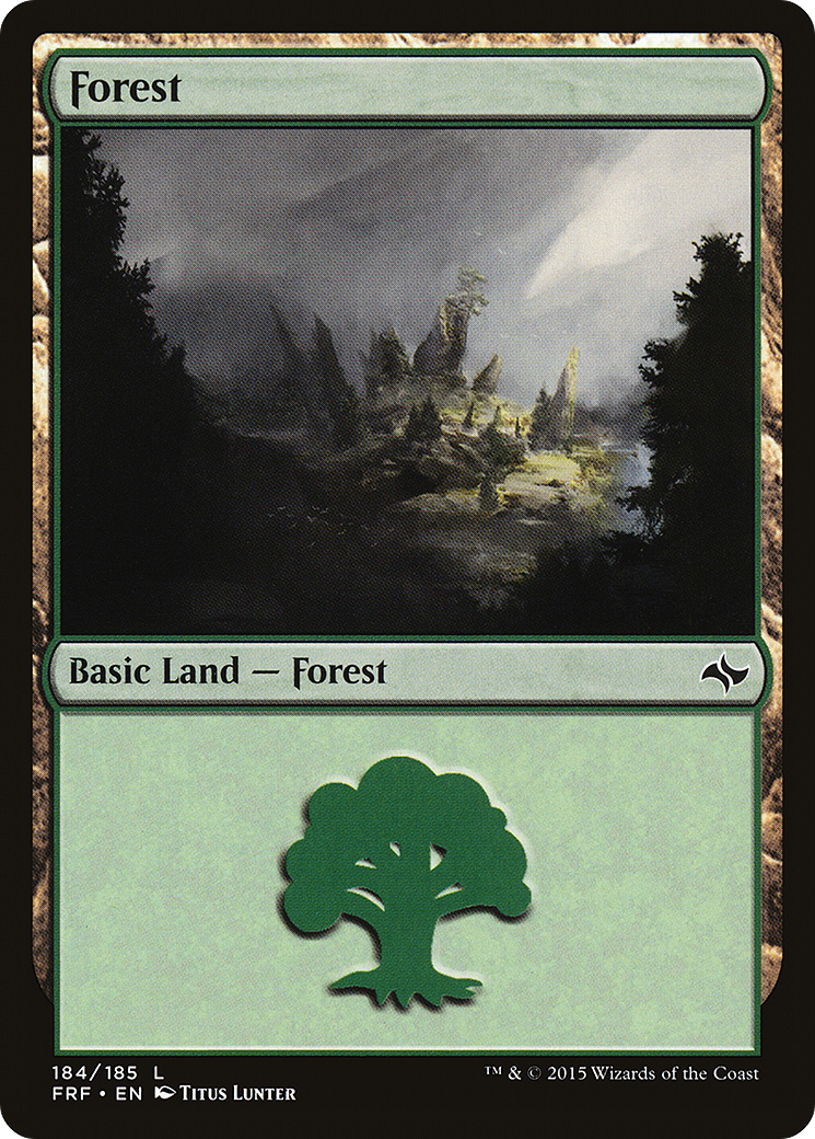 Forest (184) [Fate Reforged] Foil