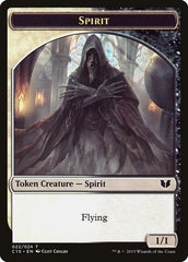 Zombie // Spirit (022) Double-Sided Token [Commander 2015 Tokens] | Silver Goblin