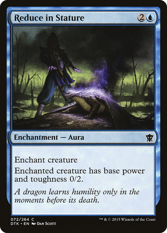 Reduce in Stature [Dragons of Tarkir] Foil