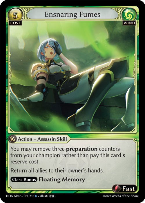 Ensnaring Fumes (210) [Dawn of Ashes: Alter Edition] Foil