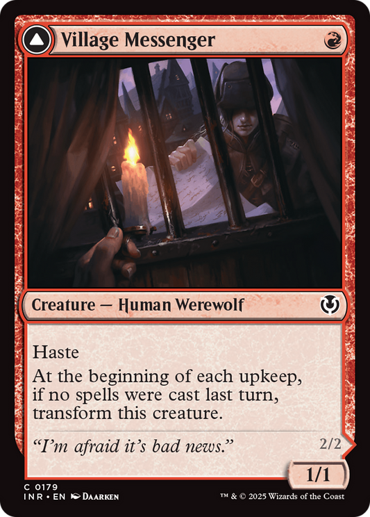 Village Messenger Treatments // Moonrise Intruder (179) - Innistrad Remastered