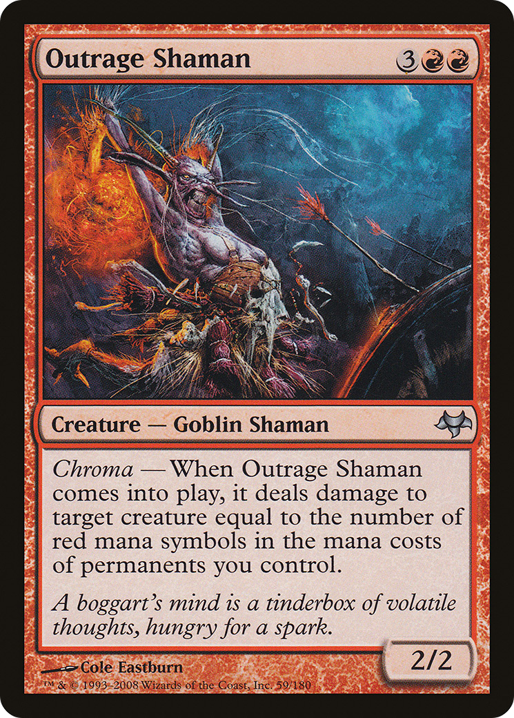 Outrage Shaman [Eventide] | Silver Goblin