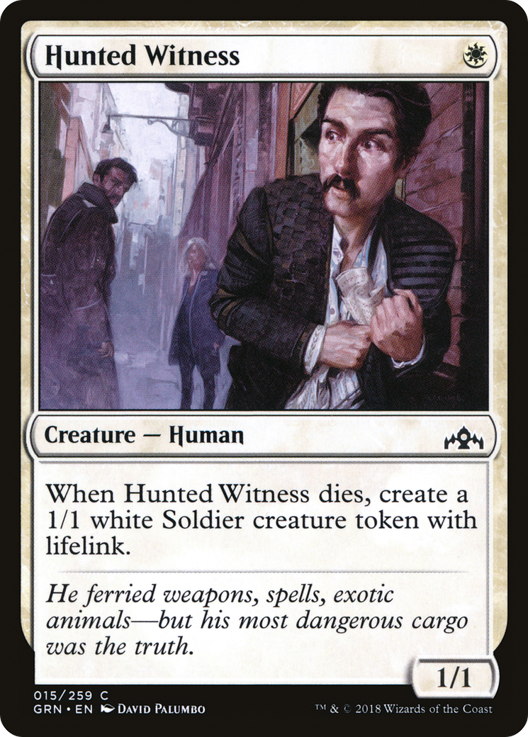 Hunted Witness [Guilds of Ravnica] | Silver Goblin