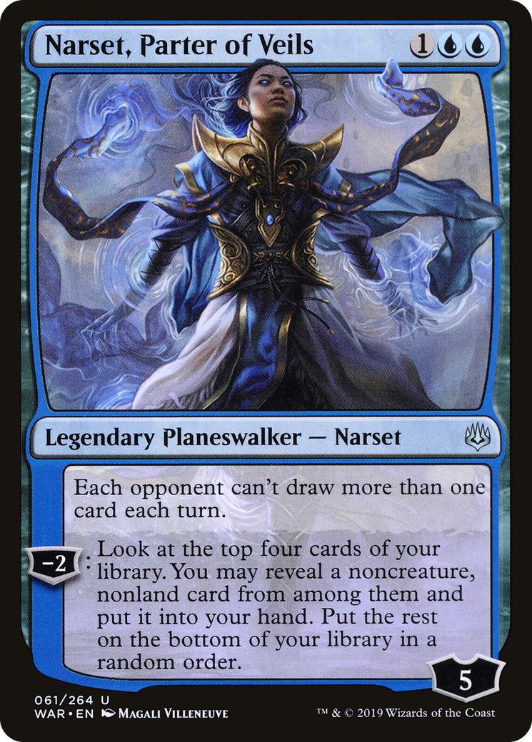 Narset, Parter of Veils [War of the Spark] | Silver Goblin