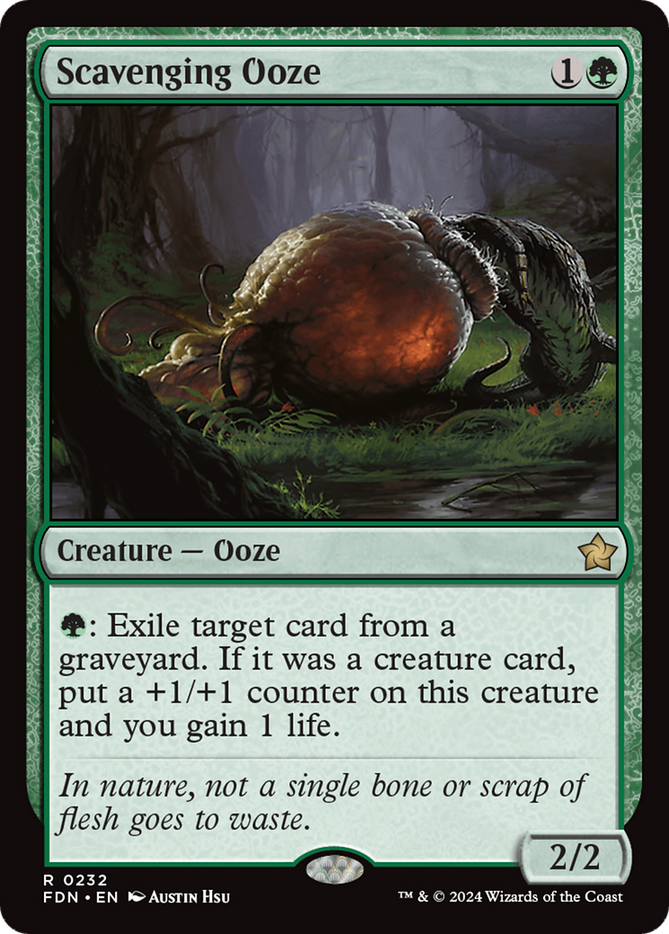 Scavenging Ooze [Foundations] | Silver Goblin