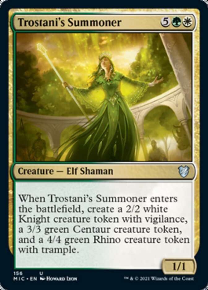 Trostani's Summoner [Innistrad: Midnight Hunt Commander] | Silver Goblin