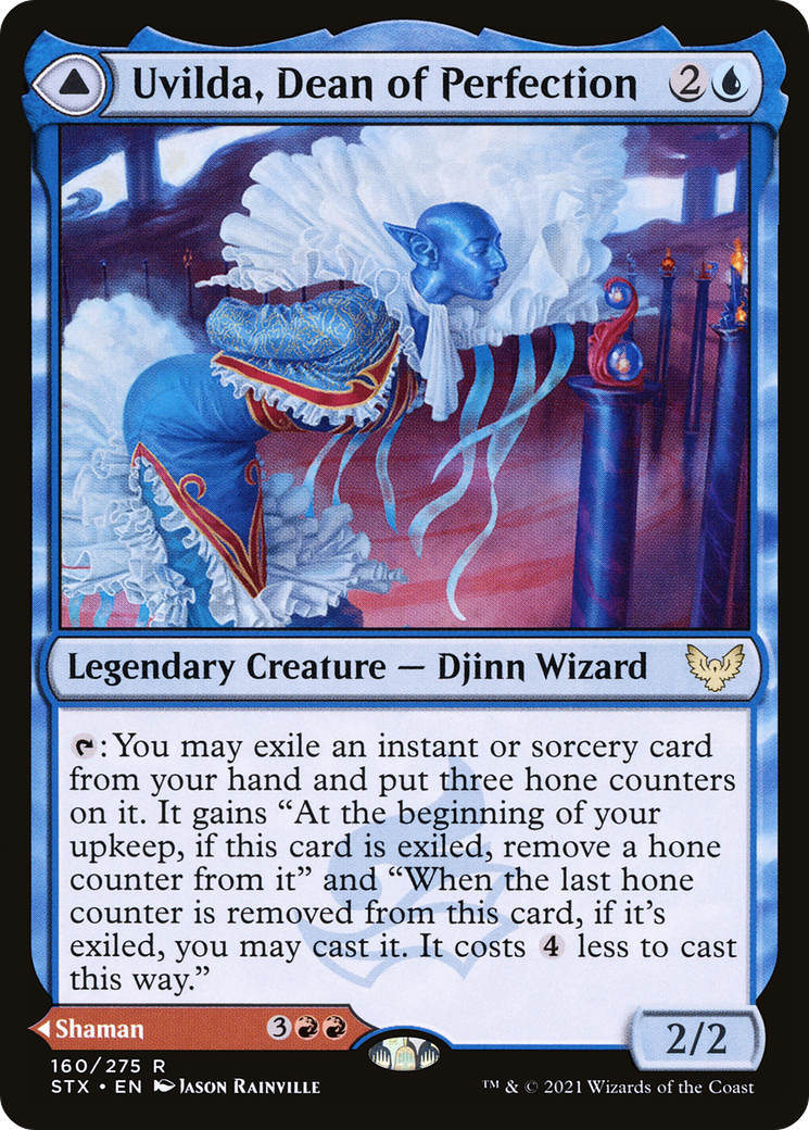 Uvilda, Dean of Perfection // Nassari, Dean of Expression [Strixhaven: School of Mages] Foil