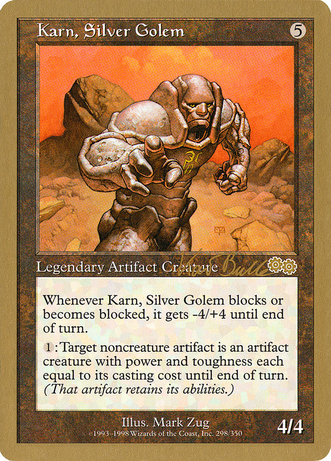 Karn, Silver Golem (Kai Budde) [World Championship Decks 1999] | Silver Goblin