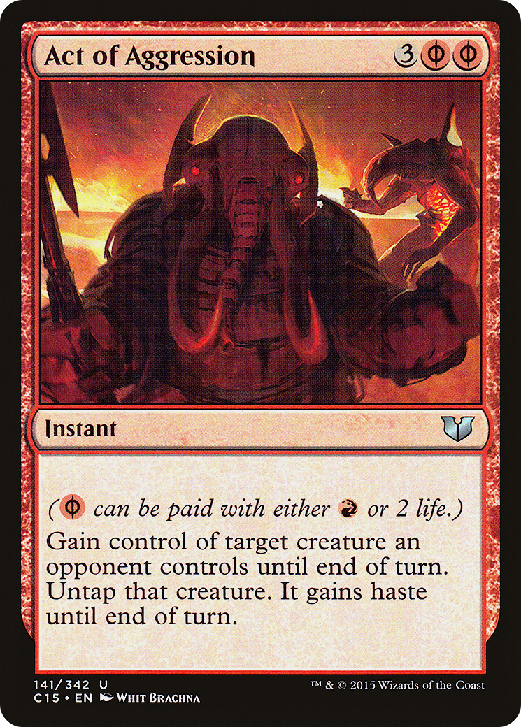 Act of Aggression [Commander 2015] | Silver Goblin