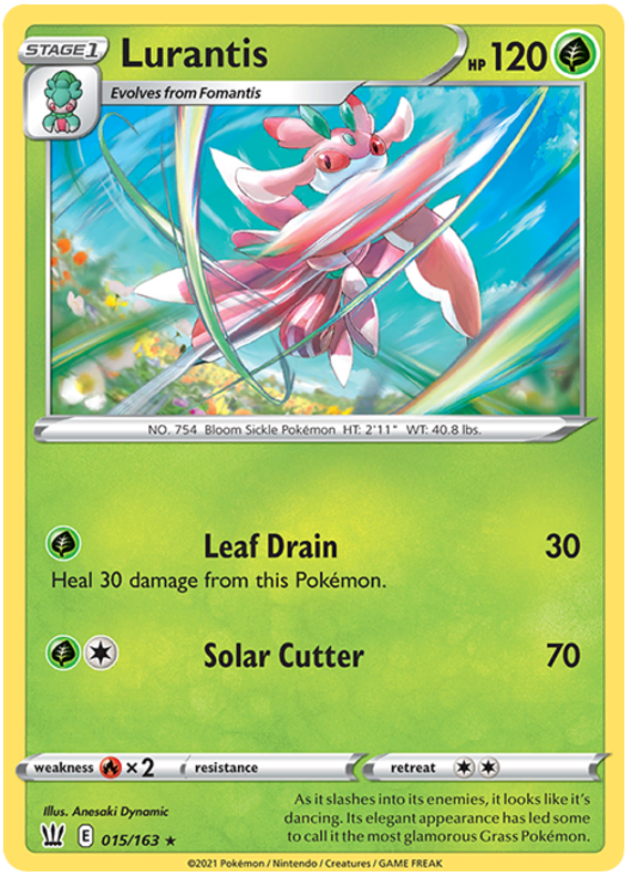 Lurantis (015/163) [Sword & Shield: Battle Styles] | Silver Goblin