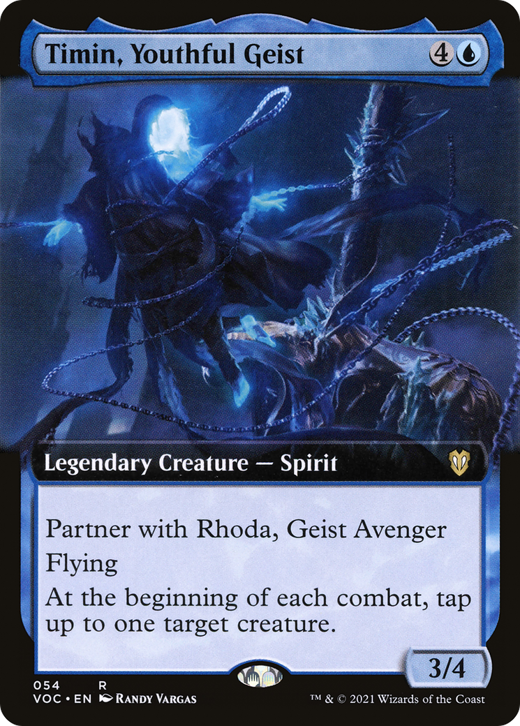 Timin, Youthful Geist (Extended Art) [Innistrad: Crimson Vow Commander] | Silver Goblin