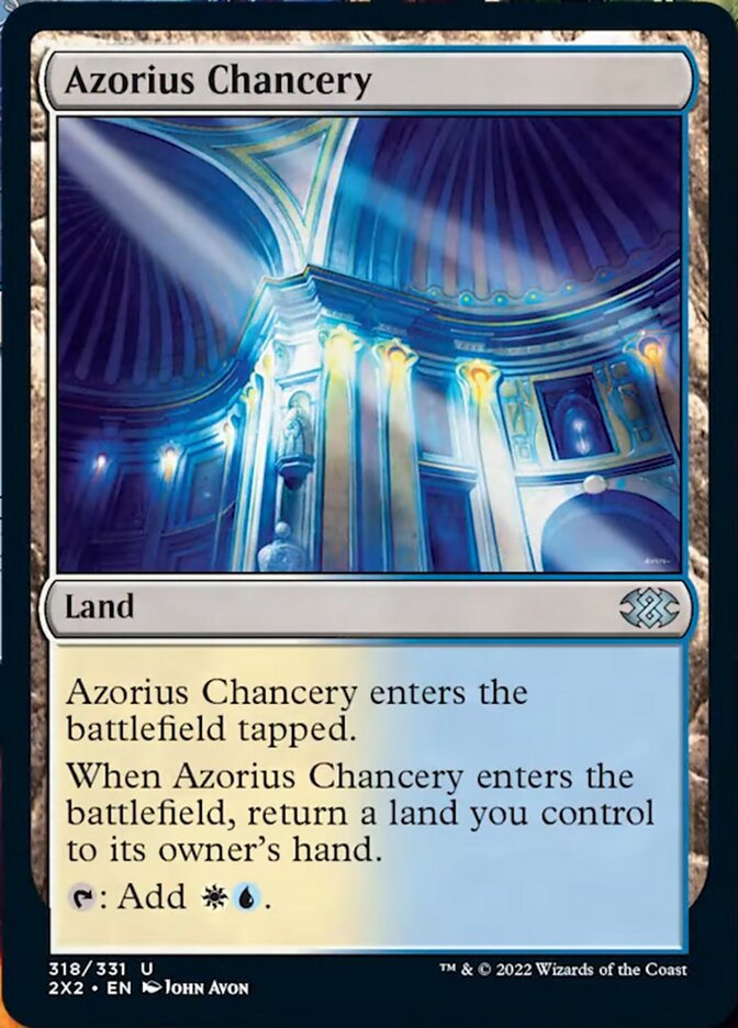 Azorius Chancery [Double Masters 2022] | Silver Goblin