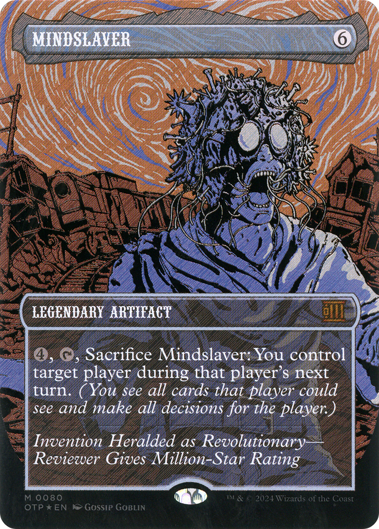 Mindslaver (Textured Foil) [Outlaws of Thunder Junction: Breaking News] | Silver Goblin