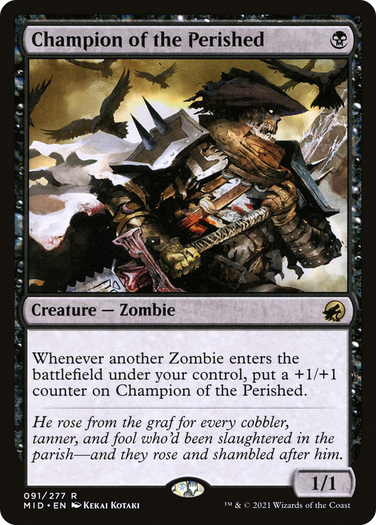Champion of the Perished [Innistrad: Midnight Hunt] Foil
