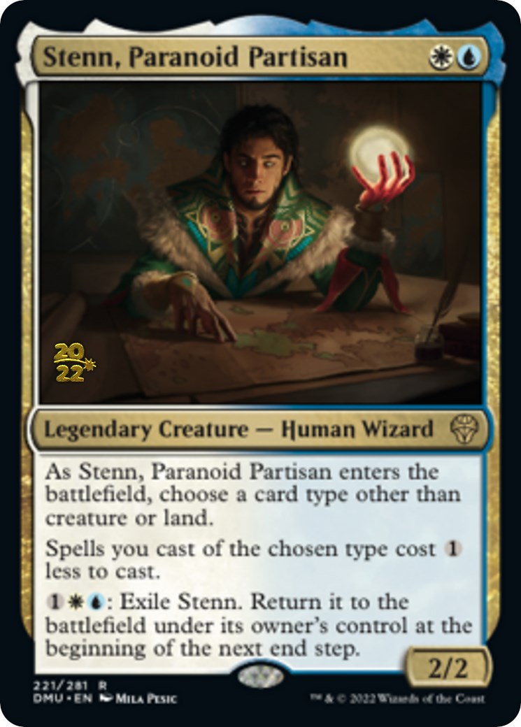 Stenn, Paranoid Partisan [Dominaria United Prerelease Promos] | Silver Goblin