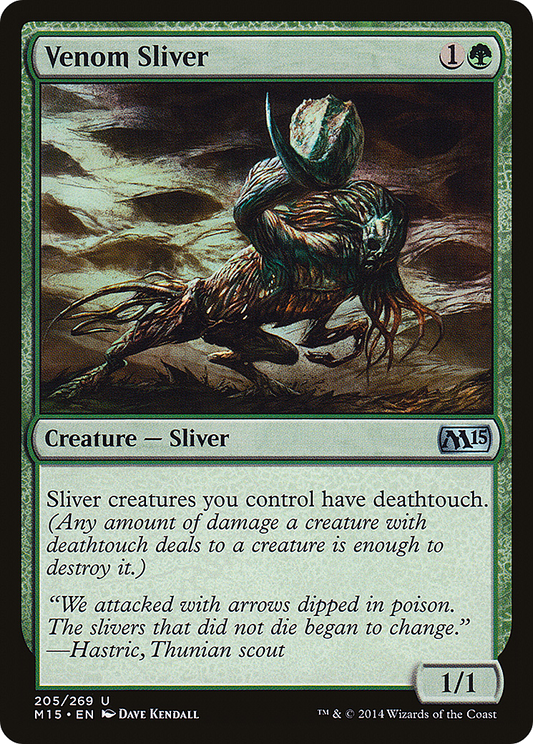 Venom Sliver [Magic 2015]