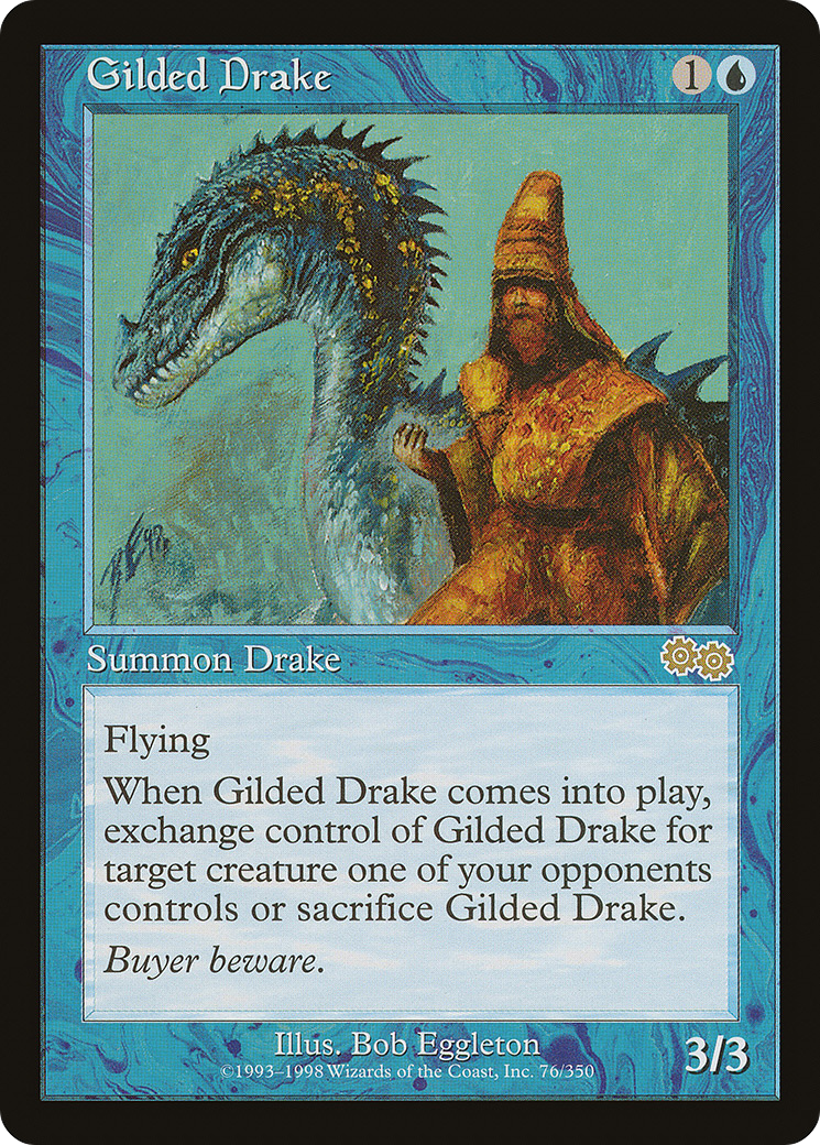 Gilded Drake [Urza's Saga] | Silver Goblin