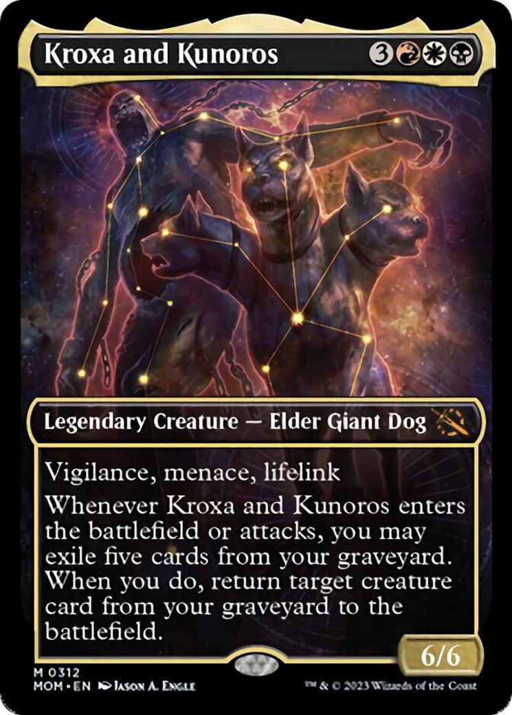 Kroxa and Kunoros (Showcase Planar Booster Fun) [March of the Machine] | Silver Goblin