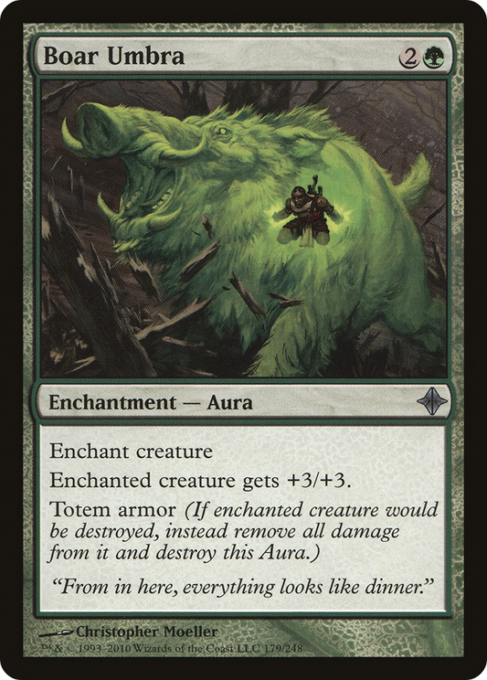 Boar Umbra [Rise of the Eldrazi] Foil