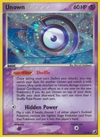 Unown (D) (D/28) [EX: Unseen Forces] | Silver Goblin