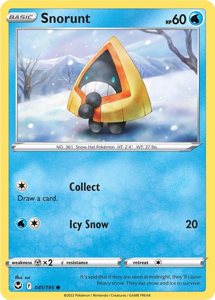 Snorunt (041/195) [Sword & Shield: Silver Tempest] | Silver Goblin