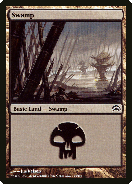 Swamp (144) [Planechase 2012] Foil