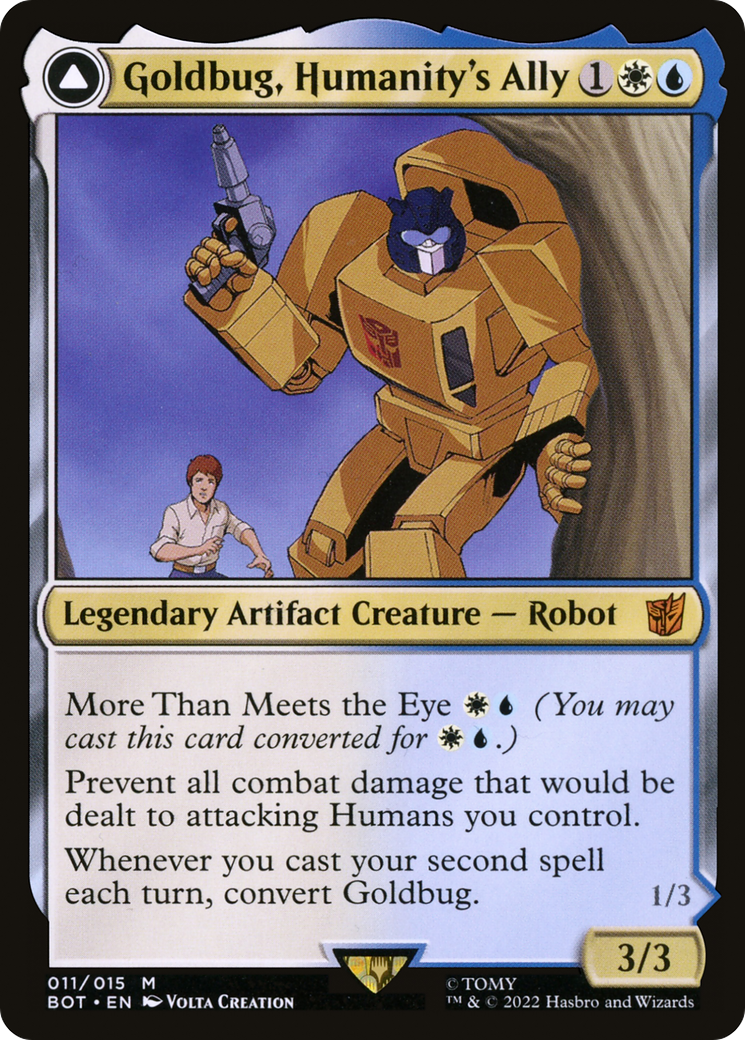 Goldbug, Humanity's Ally // Goldbug, Scrappy Scout [Transformers]