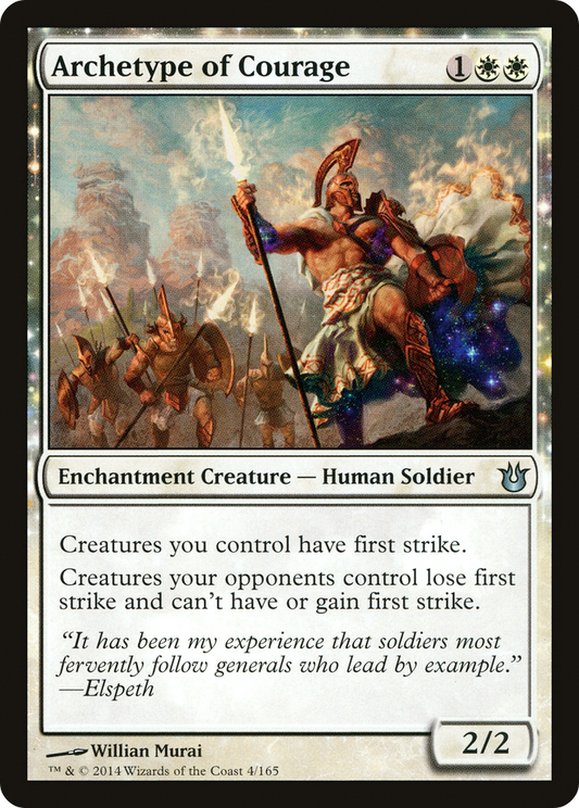 Archetype of Courage [Born of the Gods] Foil