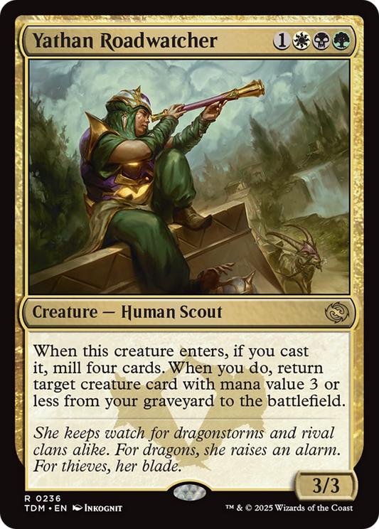 Yathan Roadwatcher Foil (236) - Tarkir: Dragonstorm