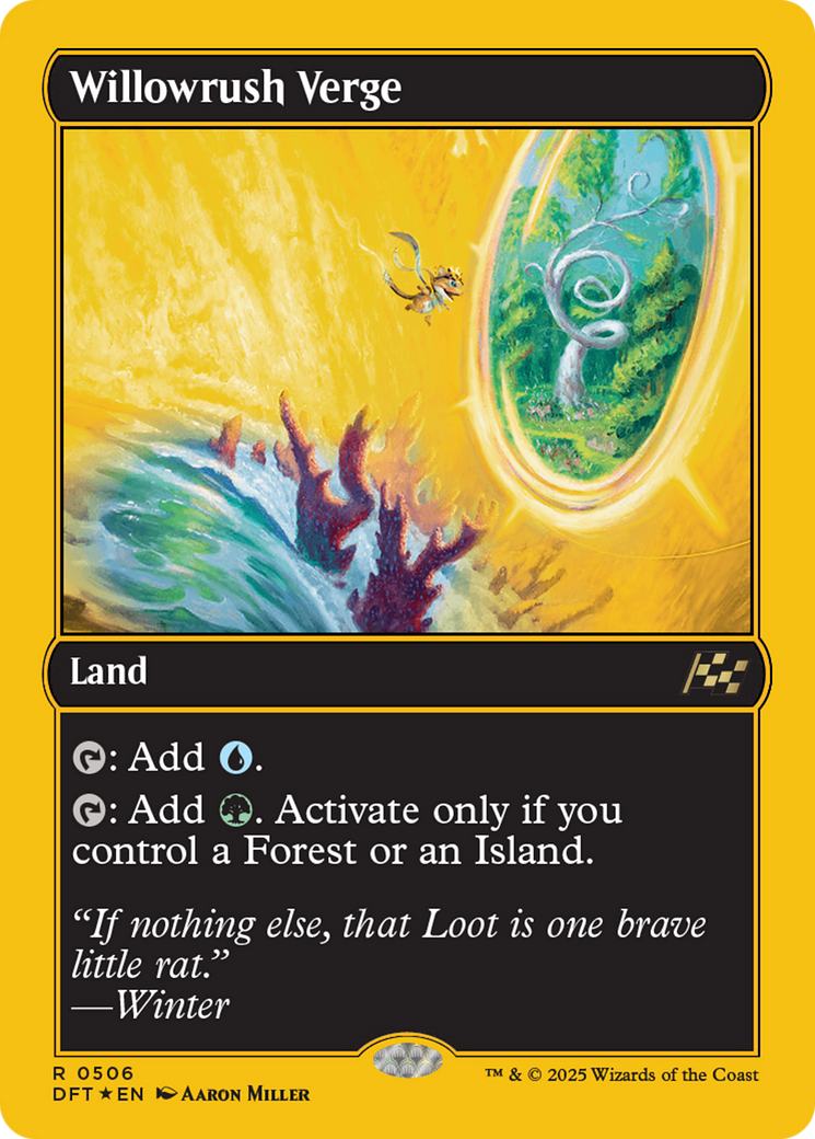 Willowrush Verge (First-Place Foil) Foil (506) - Aetherdrift