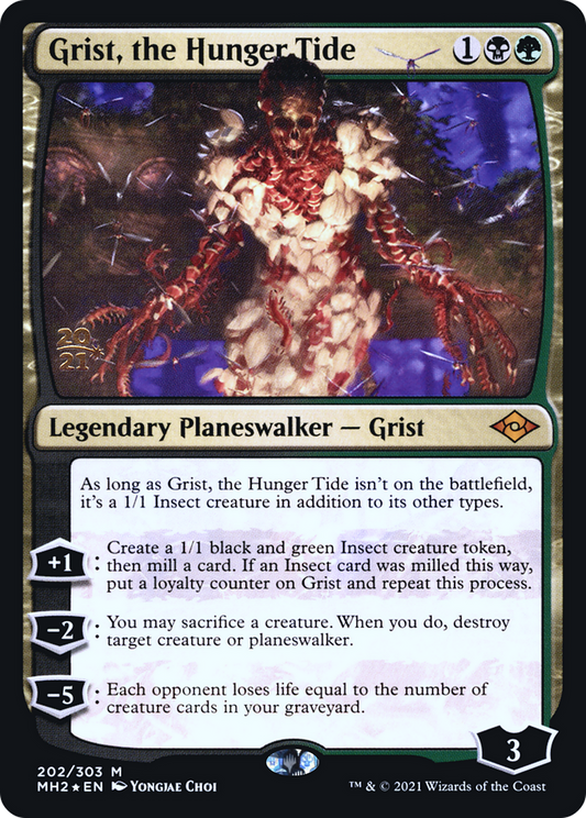 Grist, the Hunger Tide [Modern Horizons 2 Prerelease Promos]