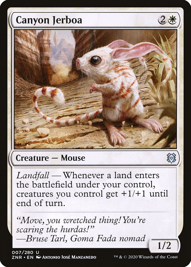 Canyon Jerboa [Zendikar Rising] | Silver Goblin