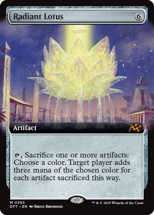 Radiant Lotus (Extended Art) Foil (395) - Aetherdrift