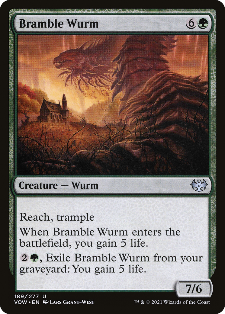 Bramble Wurm [Innistrad: Crimson Vow] | Silver Goblin