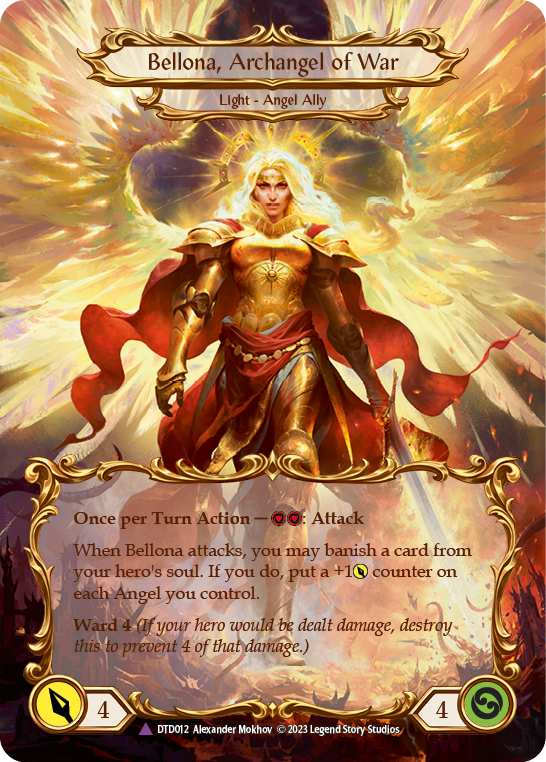 Figment of War // Bellona, Archangel of War (Marvel) Cold Foil (DTD012) - Dusk till Dawn