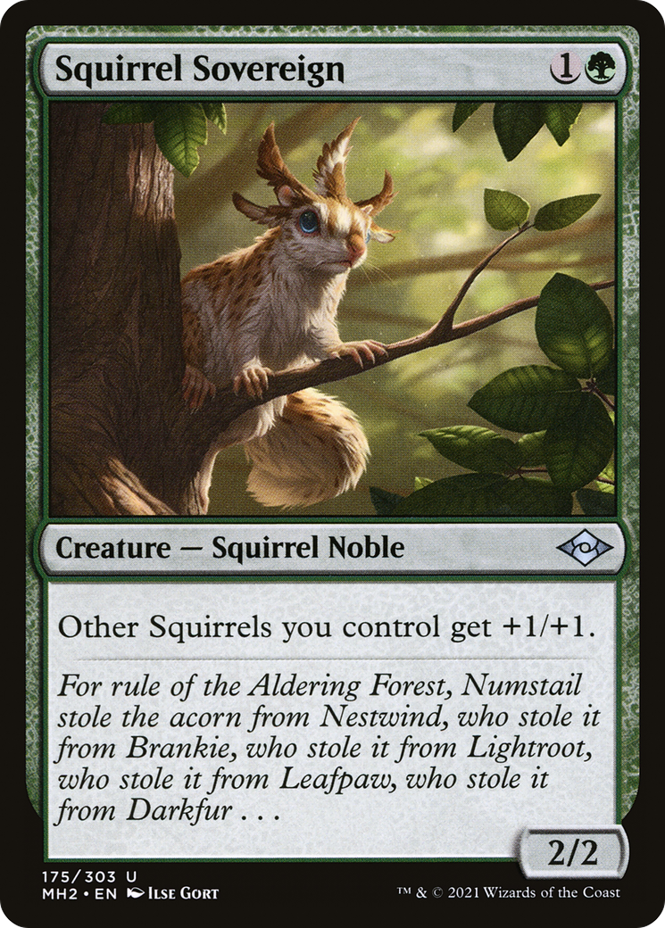 Squirrel Sovereign [Modern Horizons 2] | Silver Goblin