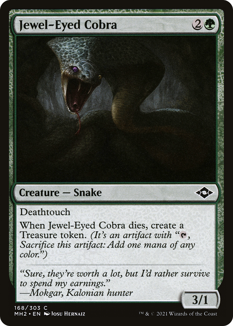 Jewel-Eyed Cobra [Modern Horizons 2] | Silver Goblin