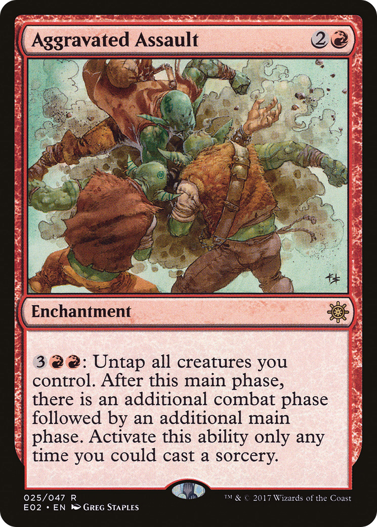 Aggravated Assault [Explorers of Ixalan] | Silver Goblin