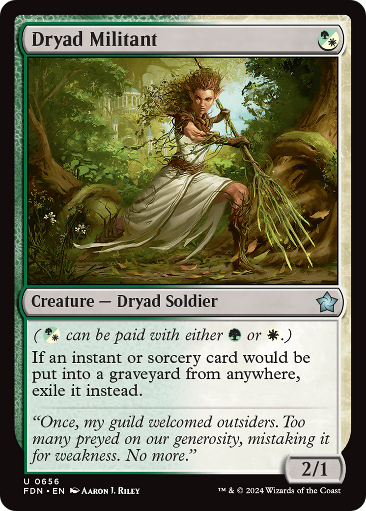 Dryad Militant [Foundations] | Silver Goblin