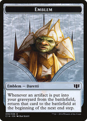 Daretti, Scrap Savant Emblem // Tuktuk the Returned Double-Sided Token [Commander 2014 Tokens] | Silver Goblin