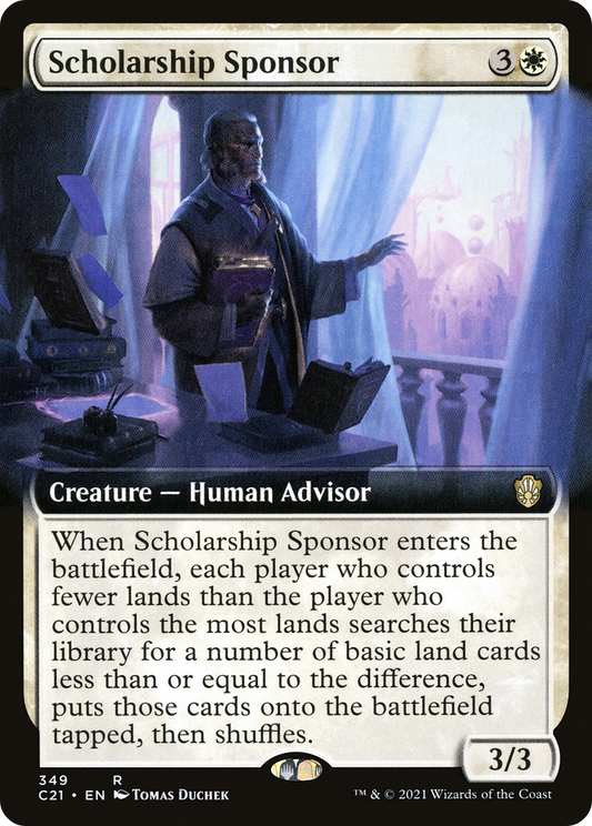 Scholarship Sponsor (Extended Art) [Commander 2021]
