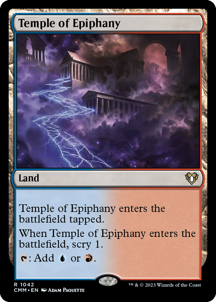 Temple of Epiphany [Commander Masters] | Silver Goblin