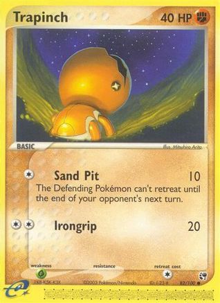 Trapinch (82/100) [EX: Sandstorm] | Silver Goblin