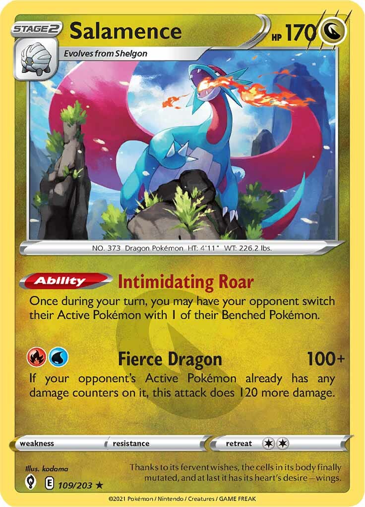 Salamence (109/203) [Sword & Shield: Evolving Skies] | Silver Goblin