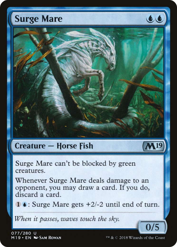 Surge Mare [Core Set 2019] | Silver Goblin