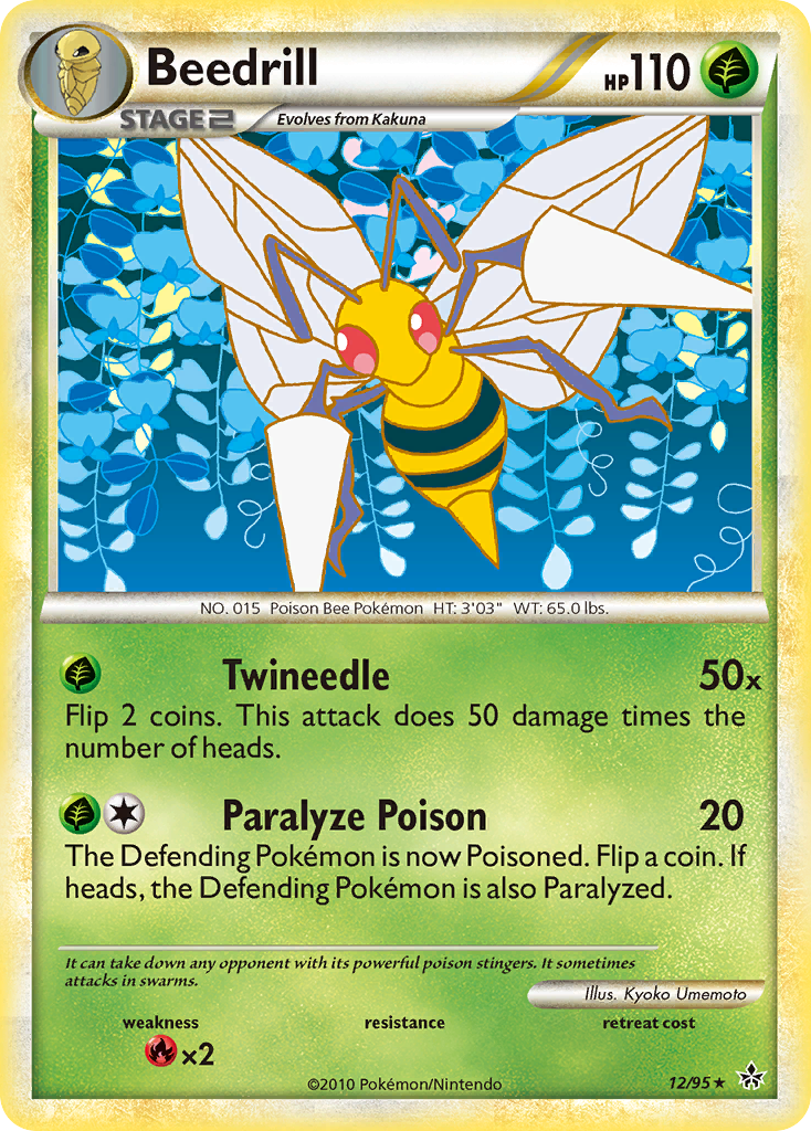 Beedrill (12/95) [HeartGold & SoulSilver: Unleashed] | Silver Goblin